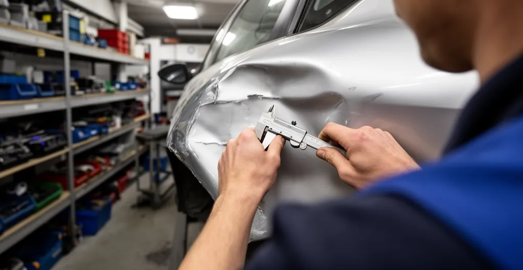 Inspection détaillée carrosserie véhicule par expert automobile à Nouméa